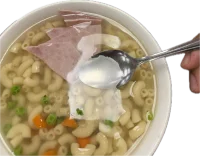 Macaroni soup