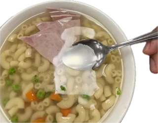 Macaroni soup