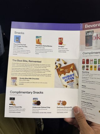 The hawaii menu, see details in table below