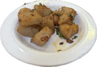XO stir-fried turnip cakes